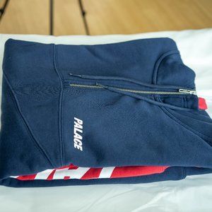METRIC HOOD NAVY / RED